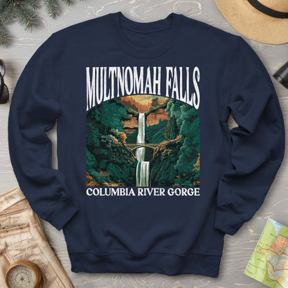 Multnomah Falls Oregon "Big and Bold" Sweatshirt