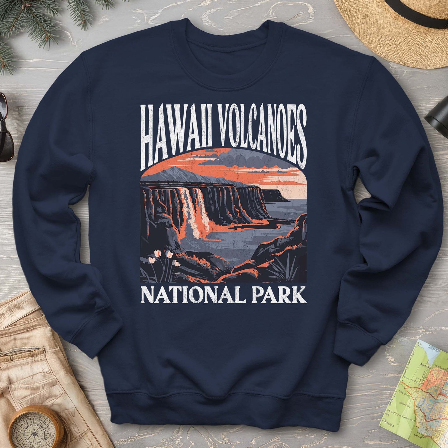 Hawaii Volcanoes National Park "Big and Bold" Sweatshirt