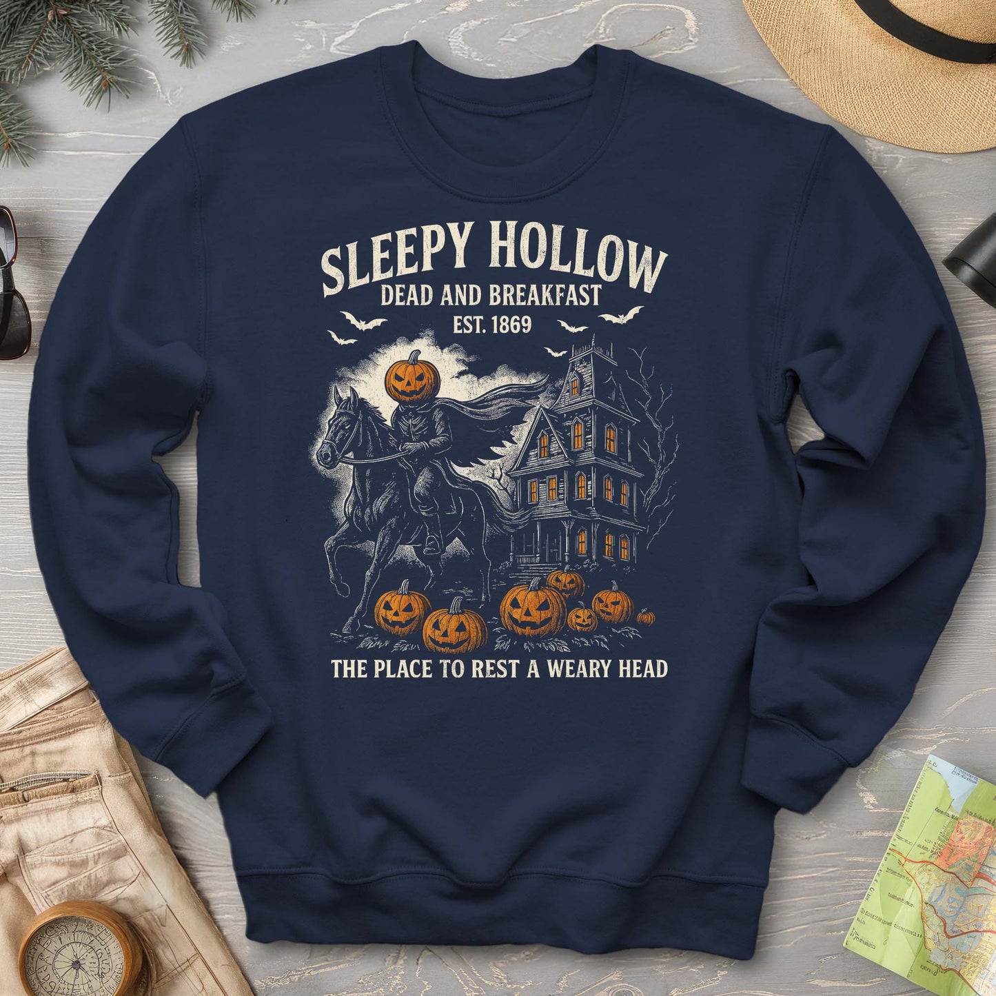 Sleepy Hollow Dead and Breakfast Sweatshirt