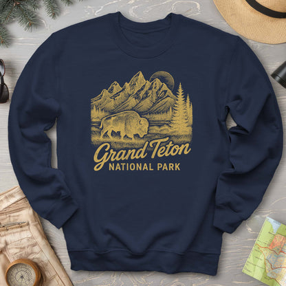 Grand Teton "Vintage Sketch" Sweatshirt
