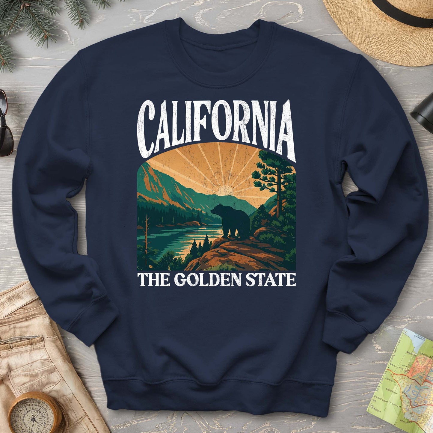 California Golden State "Big and Bold" Sweatshirt