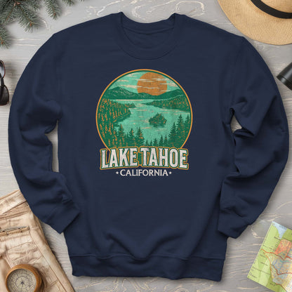 Lake Tahoe Retro Emerald Bay Sweatshirt