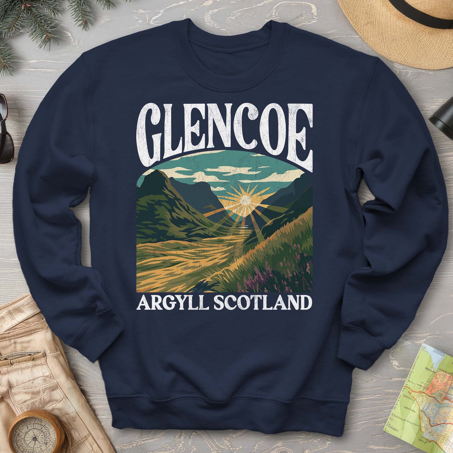 Glencoe Scotland "Big & Bold" Sweatshirt