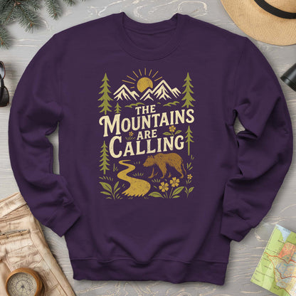 The Mountains Are Calling "Vintage Sketch" Sweatshirt