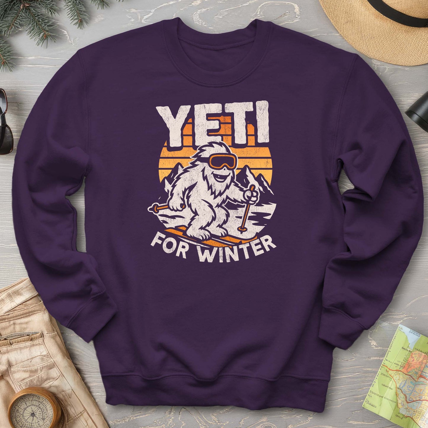 Yeti For Winter Sweatshirt