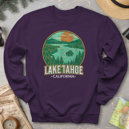 Lake Tahoe Retro Emerald Bay Sweatshirt
