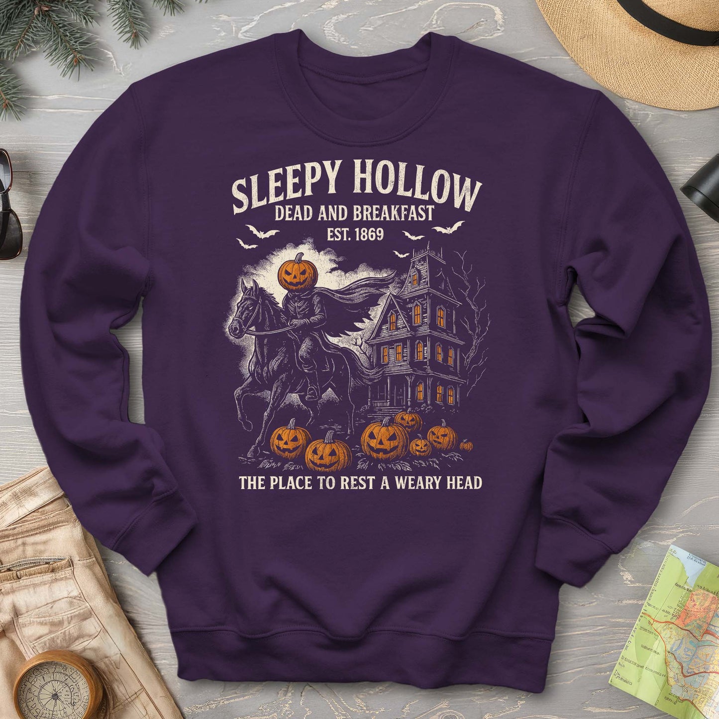 Sleepy Hollow Dead and Breakfast Sweatshirt