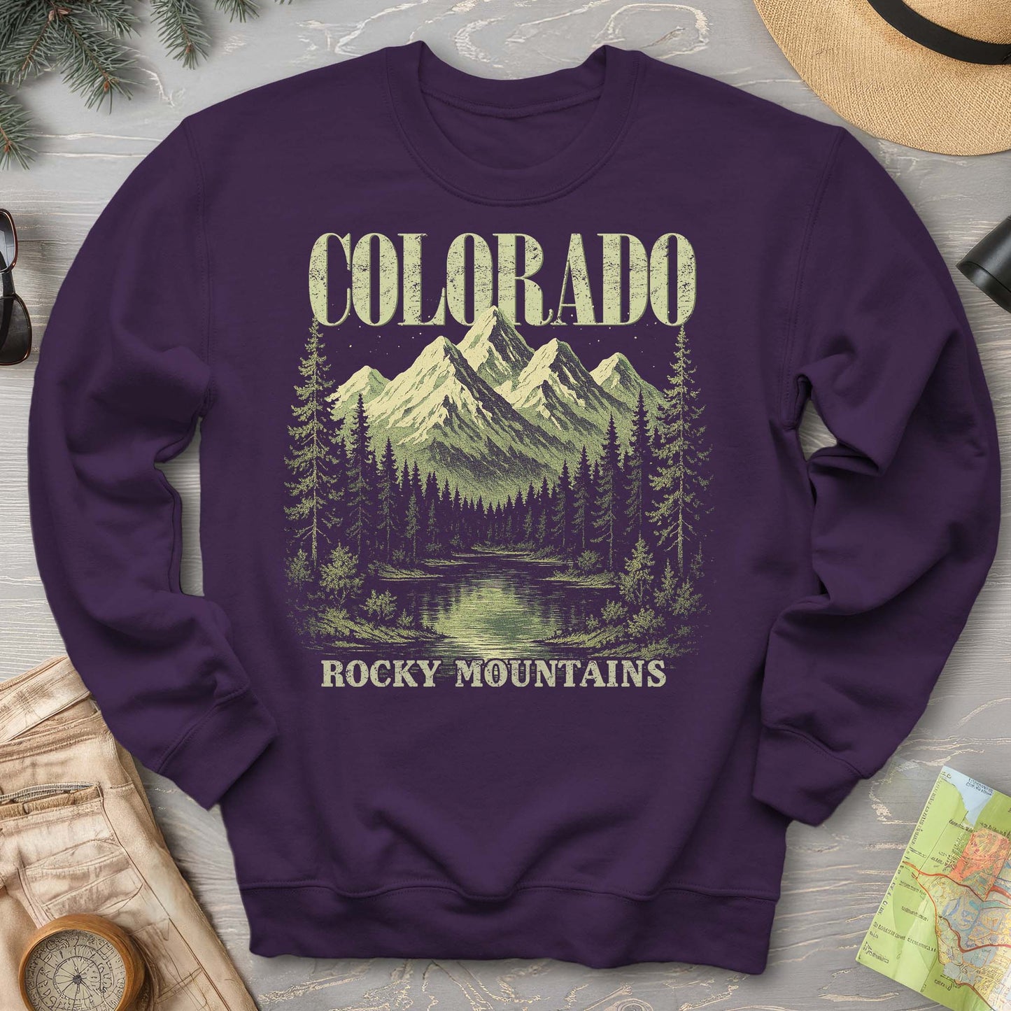 Colorado Rocky Mountains "Halftones" Sweatshirt