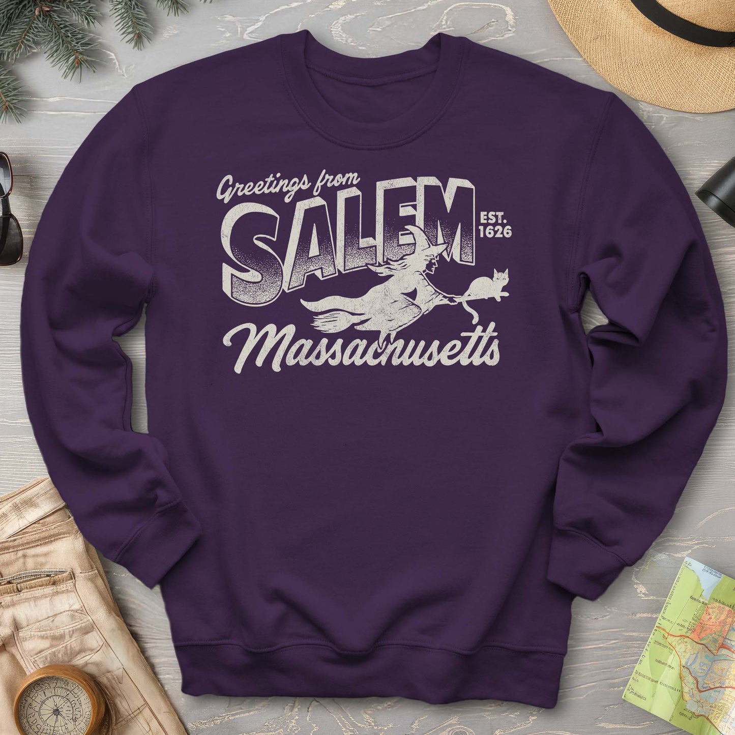 Greetings from Salem Massachusetts Sweatshirt