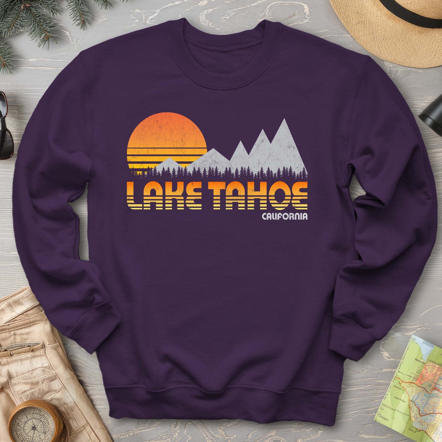 Lake Tahoe Retro 80's Sweatshirt