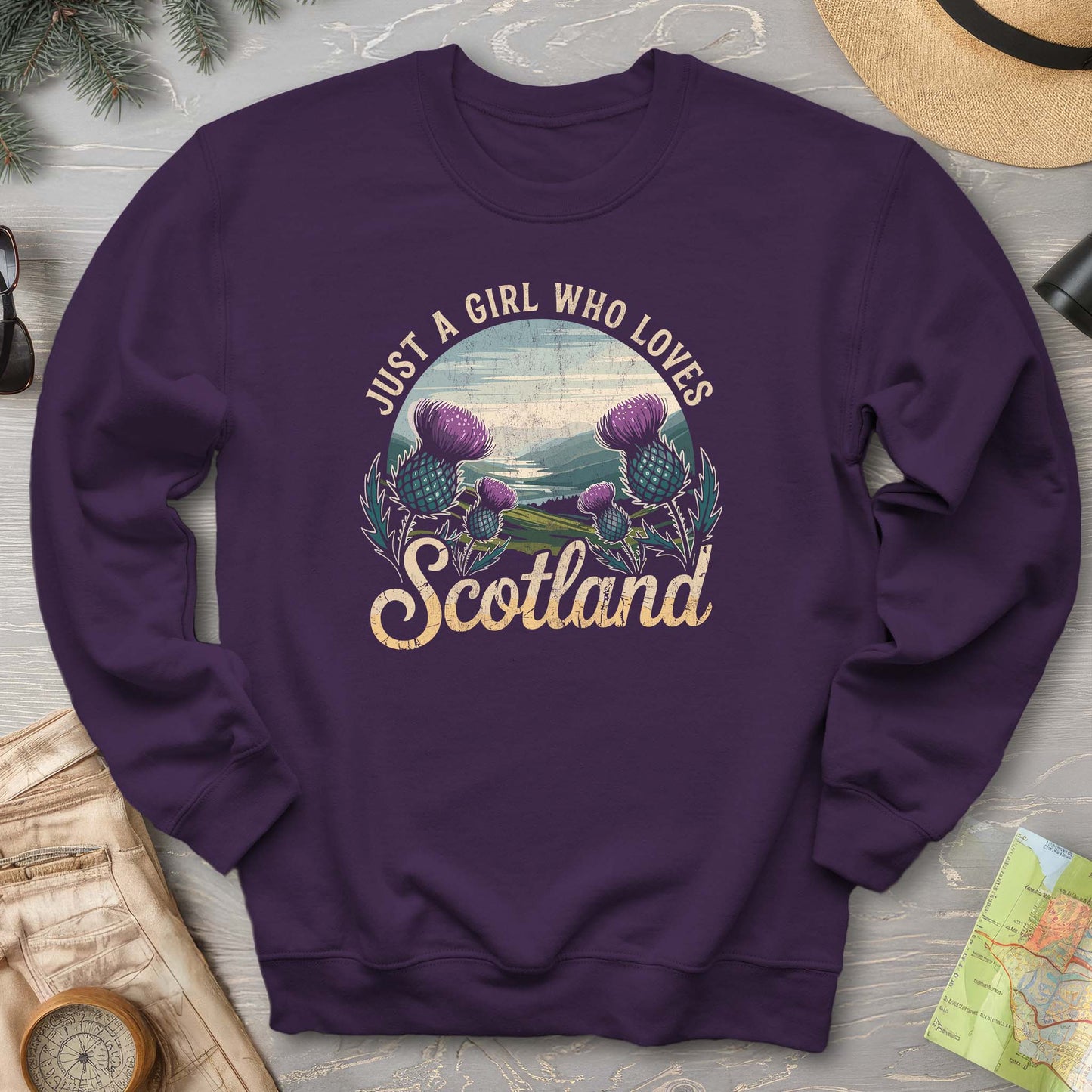 Just a Girl Who Loves Scotland Sweatshirt