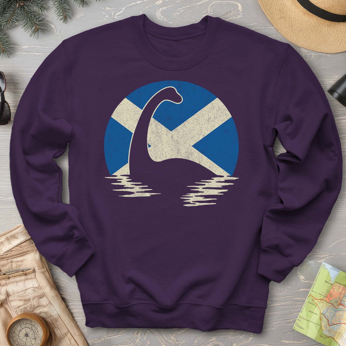 Scotland Loch Ness Flag Sweatshirt