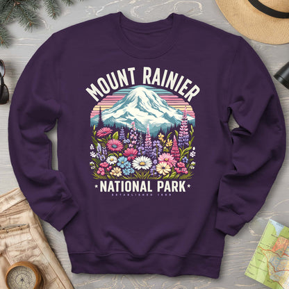 Mount Rainier National Park "Wildflowers" Sweatshirt