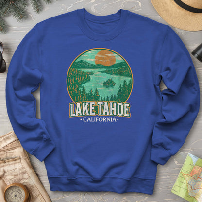 Lake Tahoe Retro Emerald Bay Sweatshirt