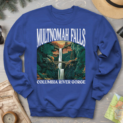 Multnomah Falls Oregon "Big and Bold" Sweatshirt