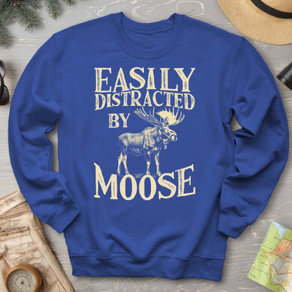 "Easily Distracted by Moose" Sweatshirt