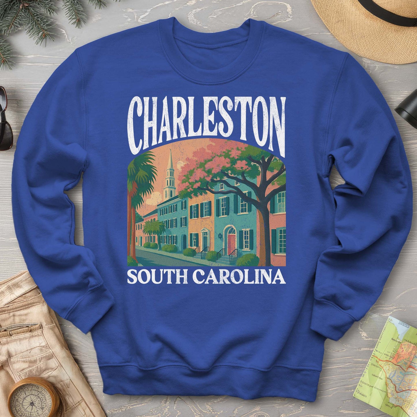Charleston South Carolina "Big and Bold" Sweatshirt