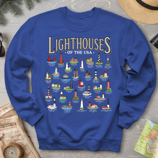 Bargain Bin Overstock! Lighthouses of the USA Sweatshirt