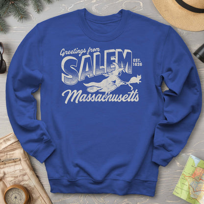 Greetings from Salem Massachusetts Sweatshirt