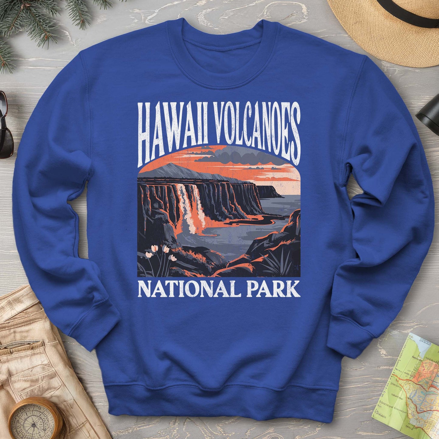 Hawaii Volcanoes National Park "Big and Bold" Sweatshirt
