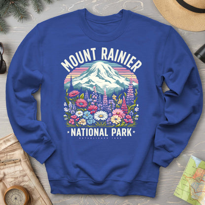 Mount Rainier National Park "Wildflowers" Sweatshirt