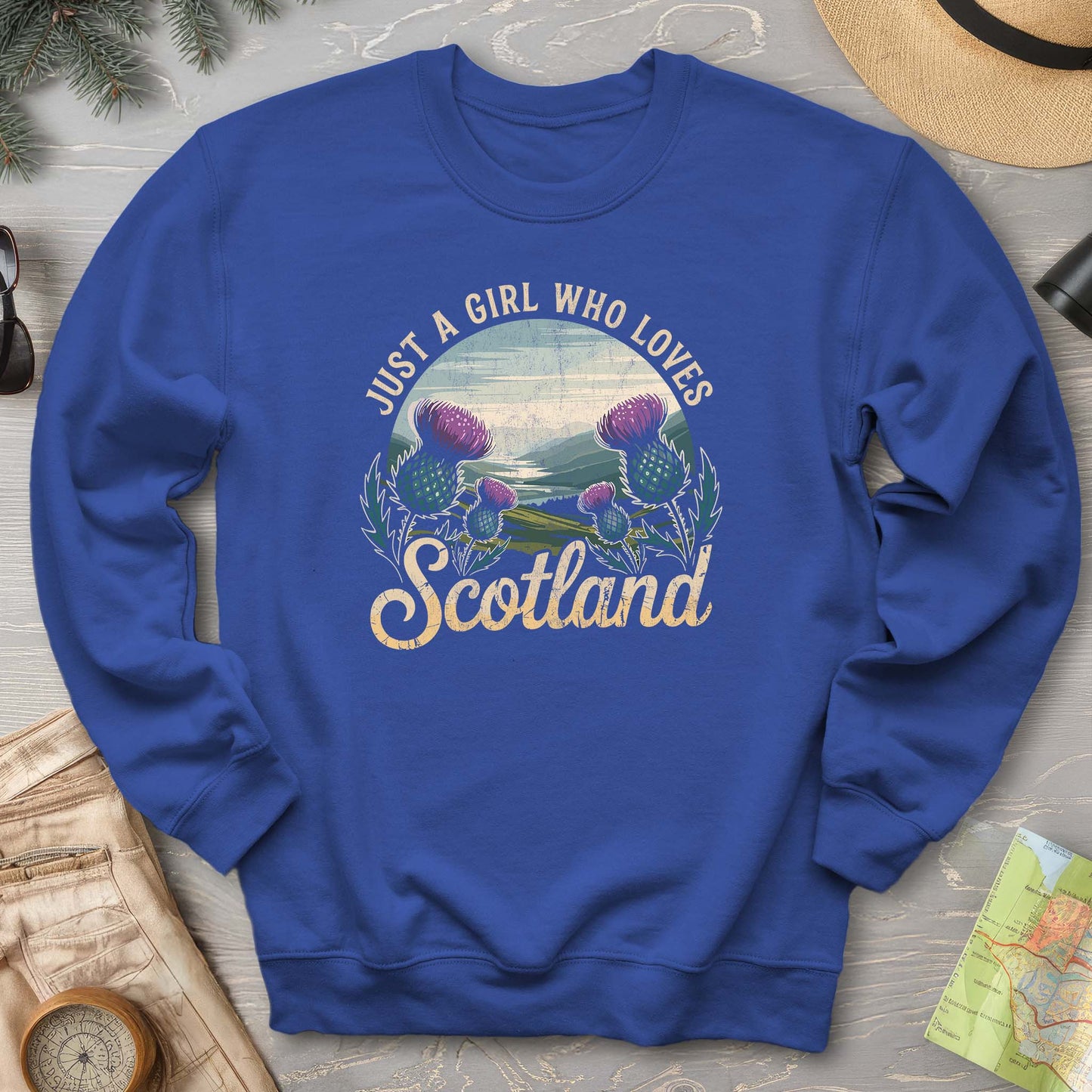 Just a Girl Who Loves Scotland Sweatshirt