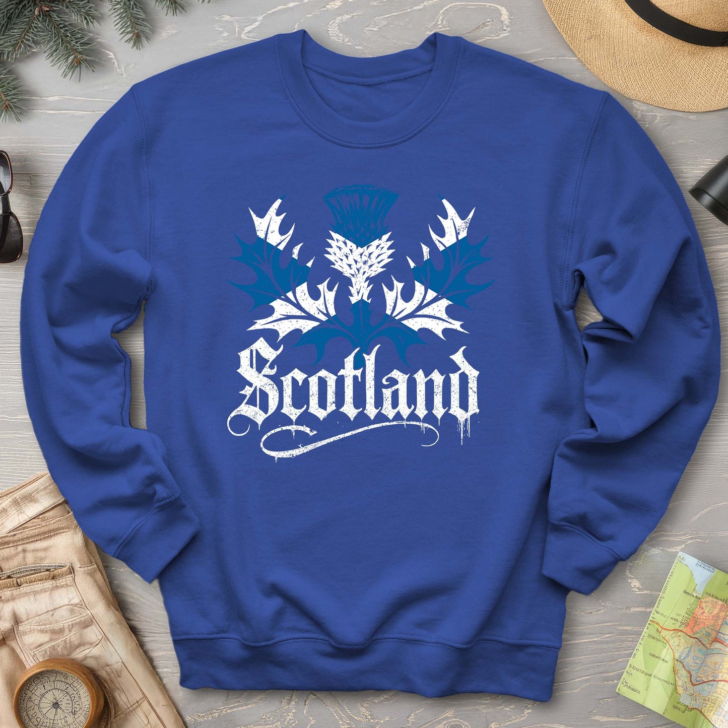 Scotland Gothic Thistle Sweatshirt