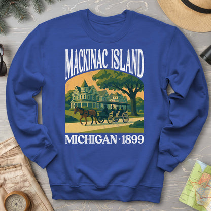 Mackinac Island Michigan "Big and Bold" Sweatshirt