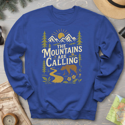 The Mountains Are Calling "Vintage Sketch" Sweatshirt