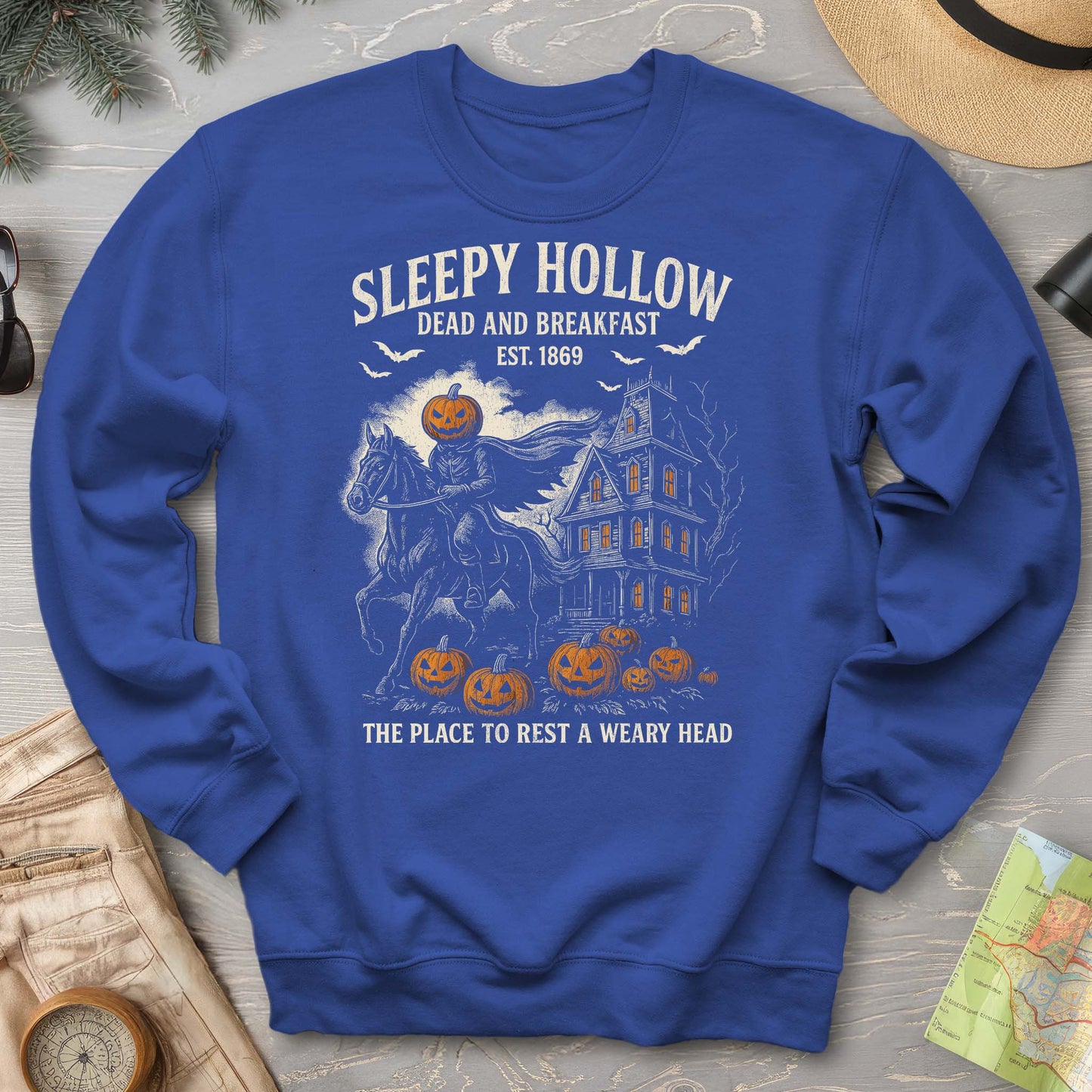 Sleepy Hollow Dead and Breakfast Sweatshirt