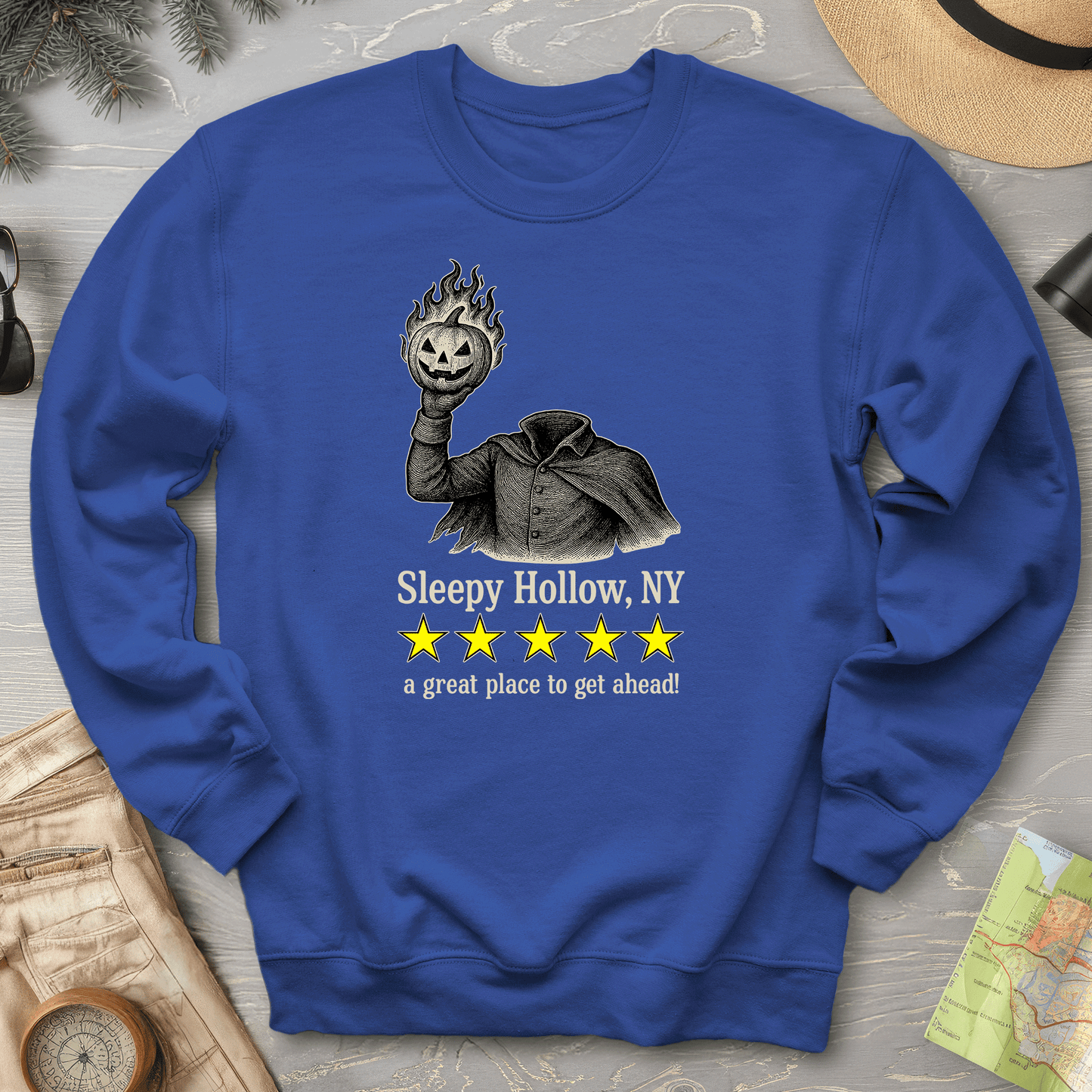 Sleepy Hollow NY "5 Star Review" Sweatshirt