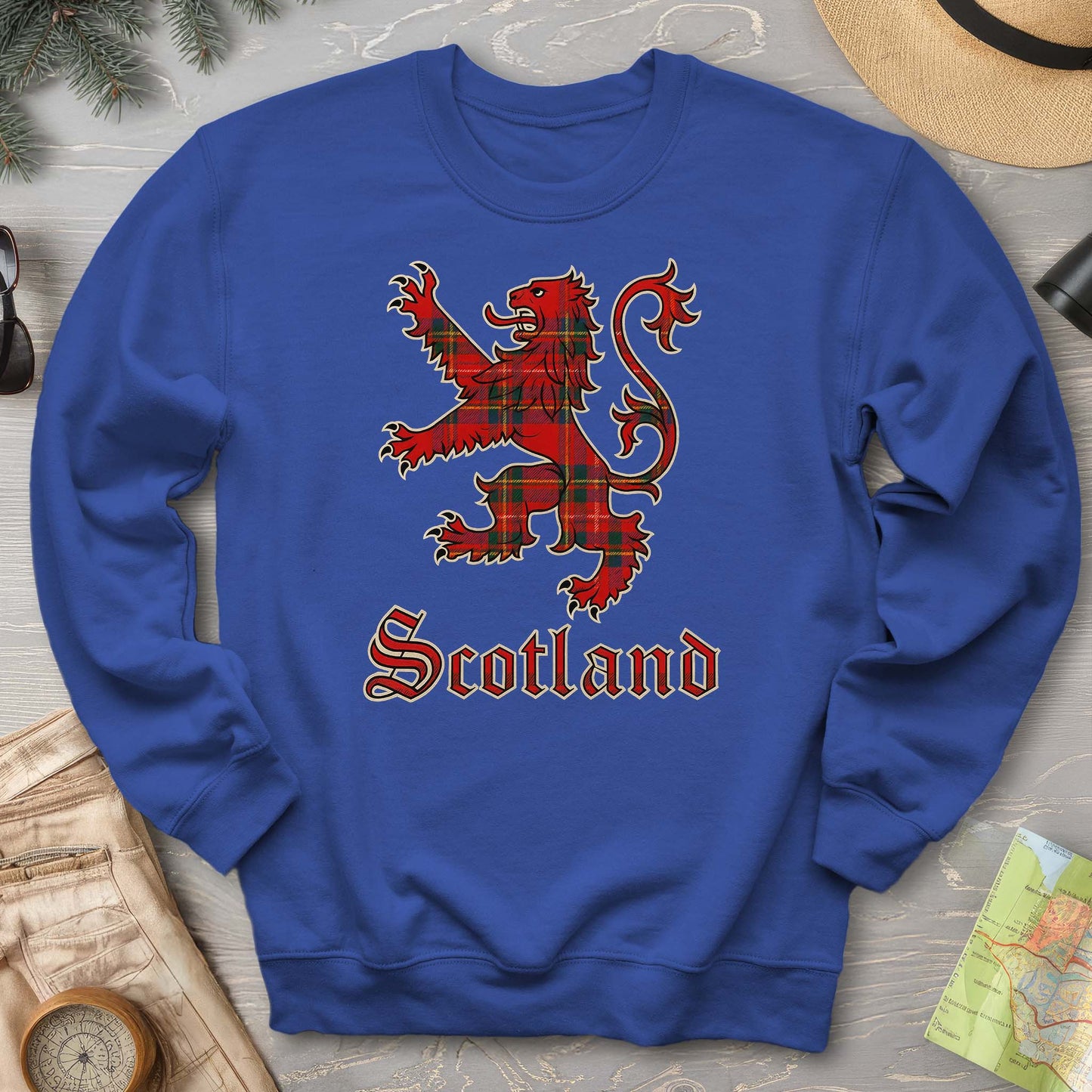 Scotland Tartan Lion Sweatshirt