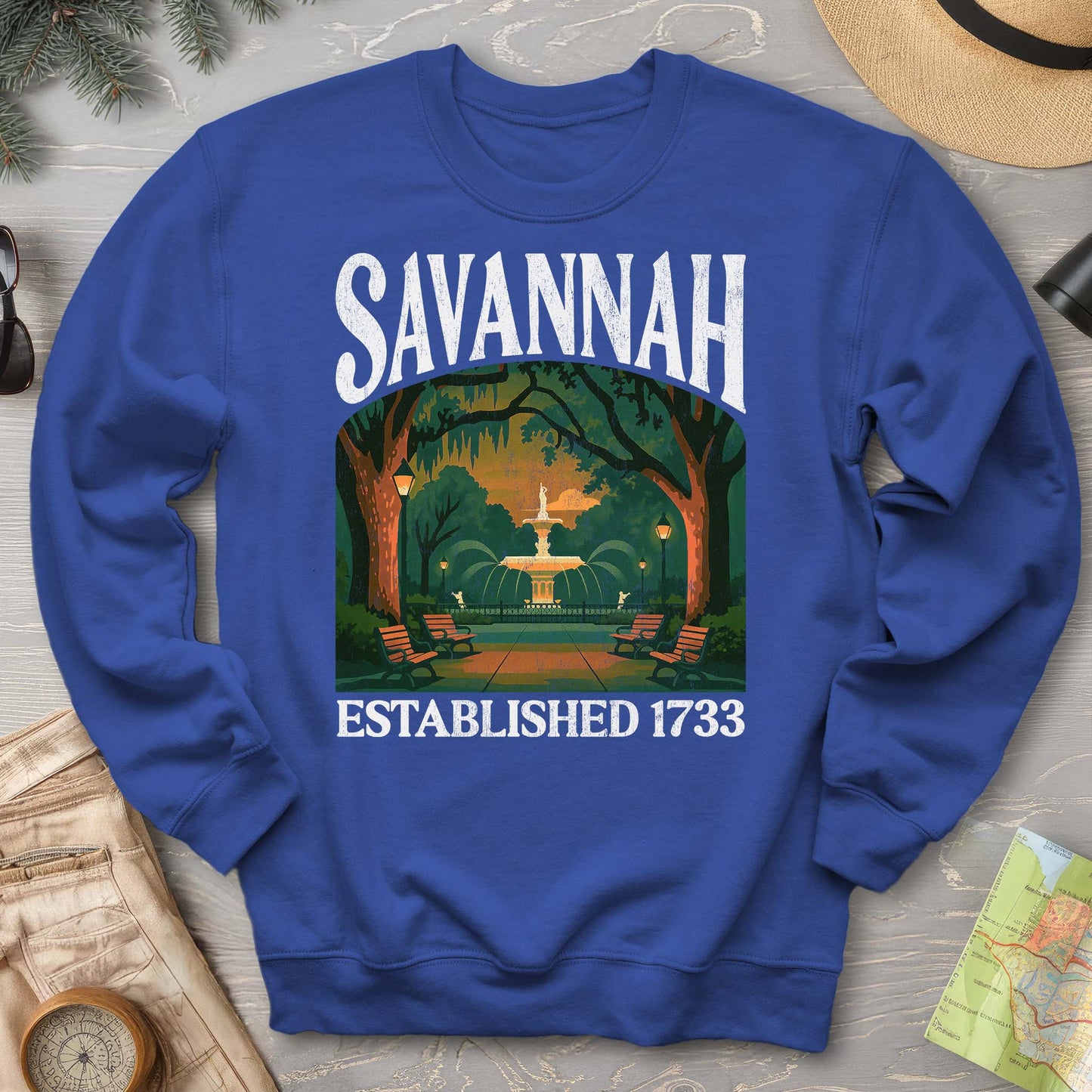 Savannah Georgia "Big and Bold" Sweatshirt