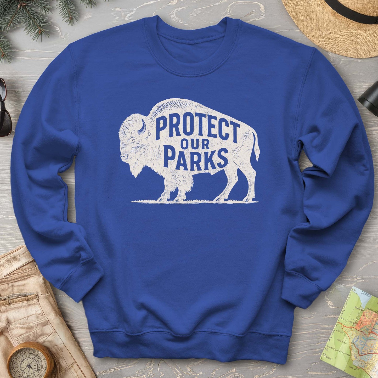 Protect Our Parks "Vintage Buffalo" Sweatshirt