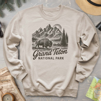 Grand Teton "Vintage Sketch" Sweatshirt