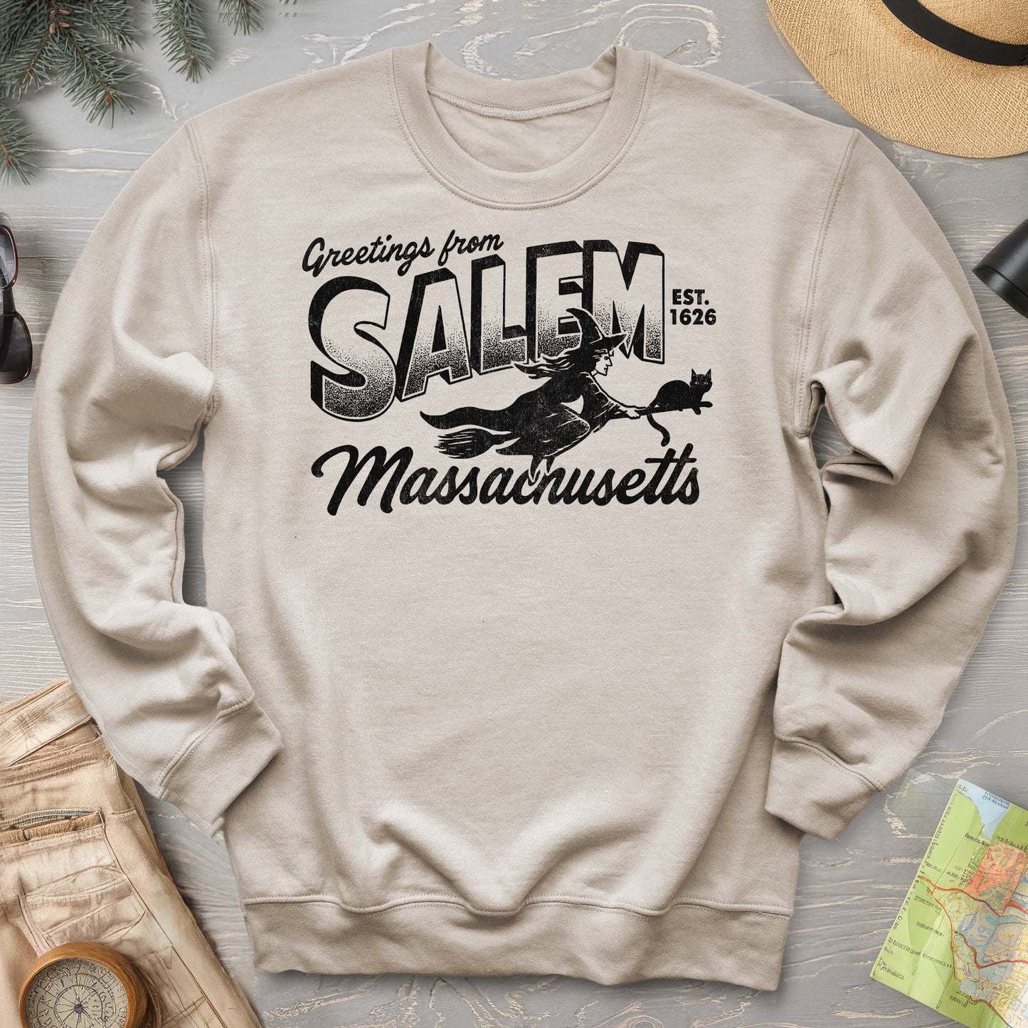 Greetings from Salem Massachusetts Sweatshirt