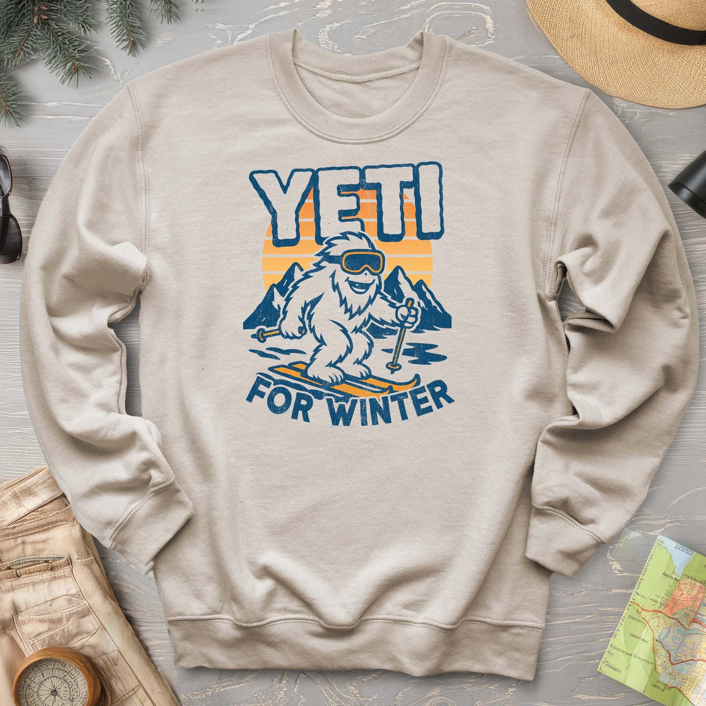 Yeti For Winter Sweatshirt