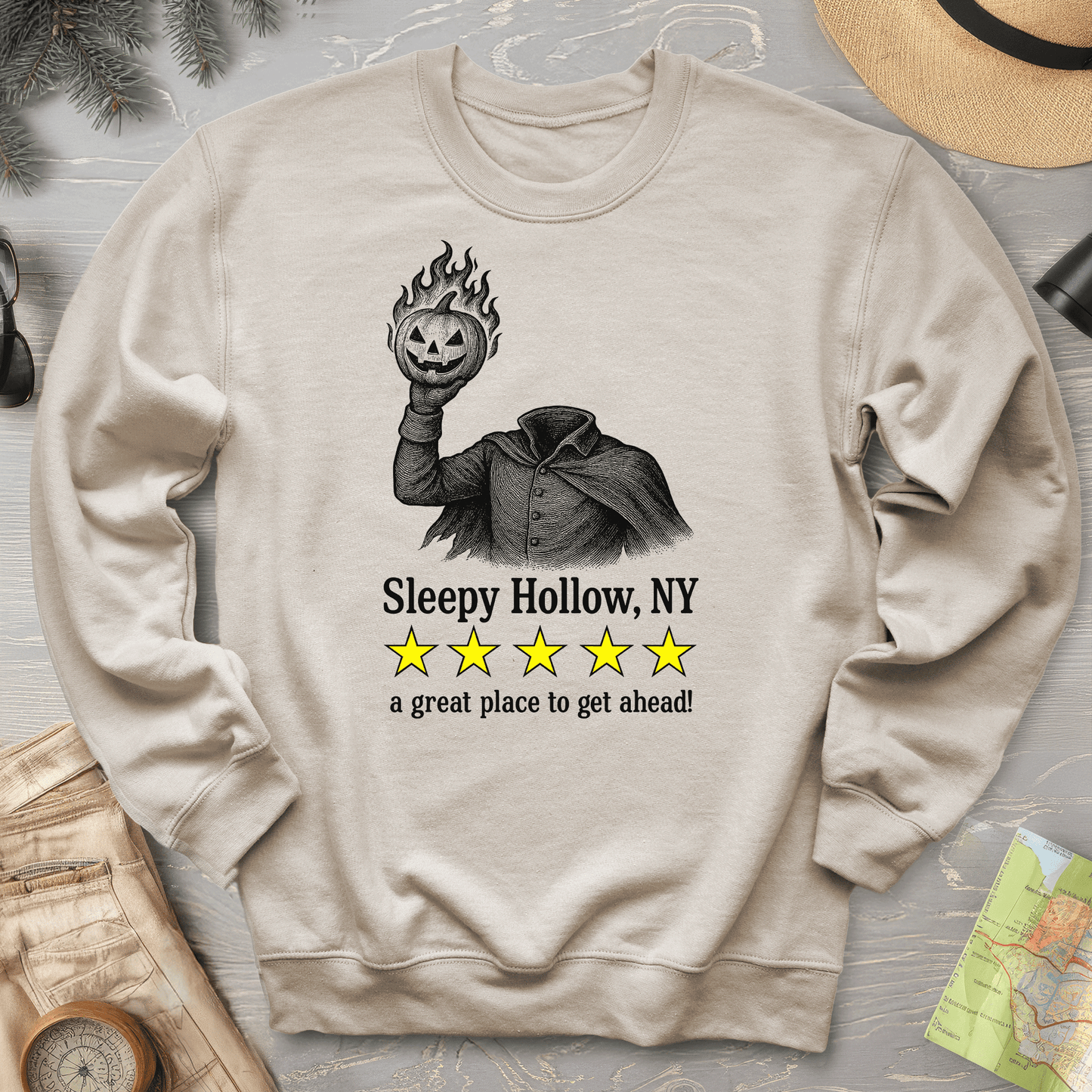 Sleepy Hollow NY "5 Star Review" Sweatshirt