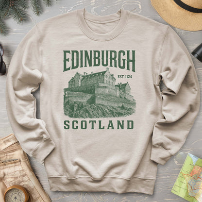 Edinburgh Scotland "Vintage Etching" Sweatshirt