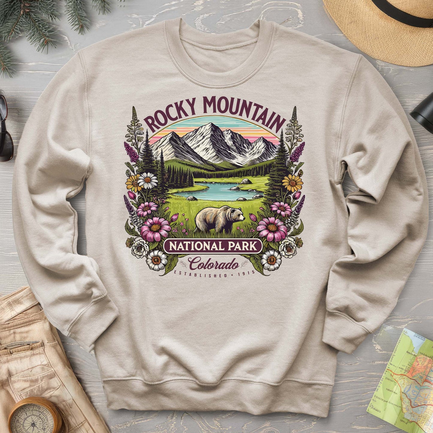Rocky Mountain National Park "Wildflower" Sweatshirt