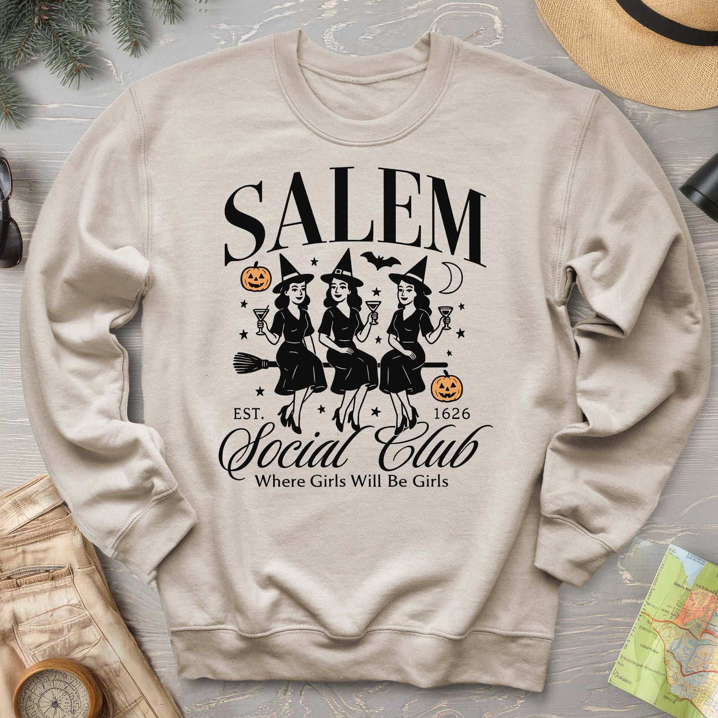 Salem Social Club Retro 50's Sweatshirt