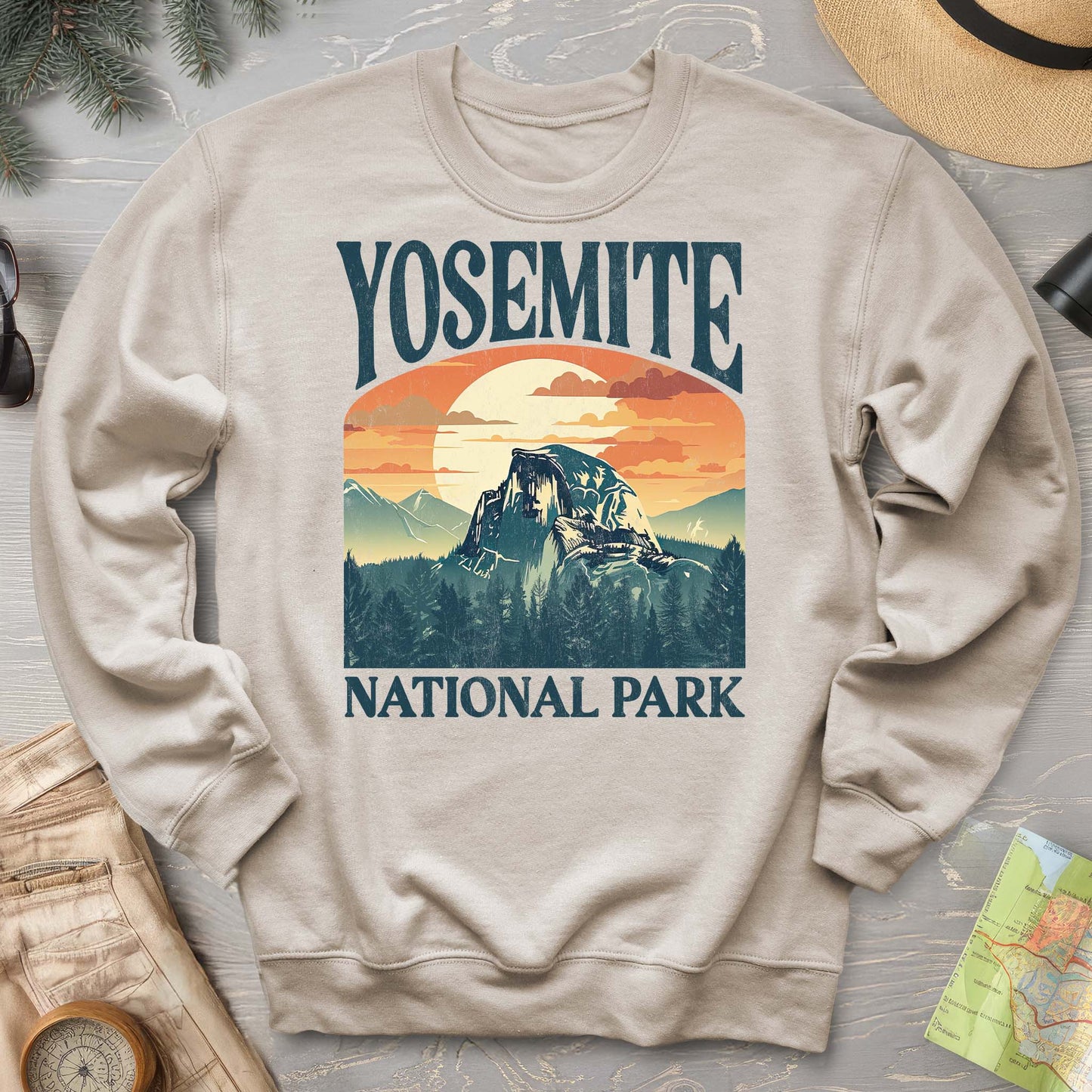 Yosemite National Park "Big and Bold" Sweatshirt