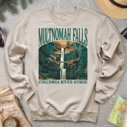 Multnomah Falls Oregon "Big and Bold" Sweatshirt