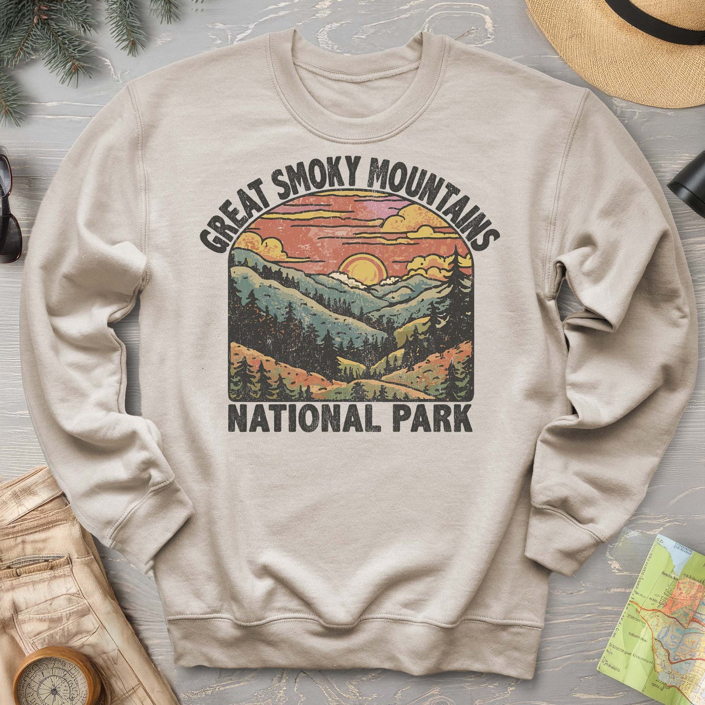 Great Smoky Mountains National Park Sunset Sweatshirt