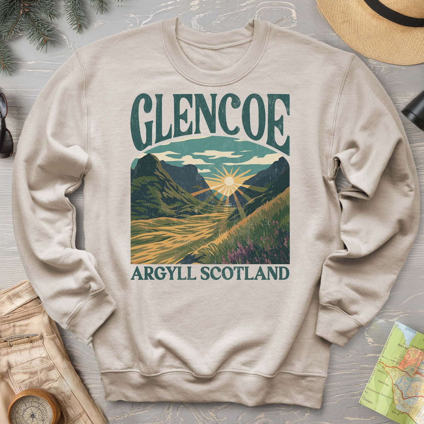 Glencoe Scotland "Big & Bold" Sweatshirt
