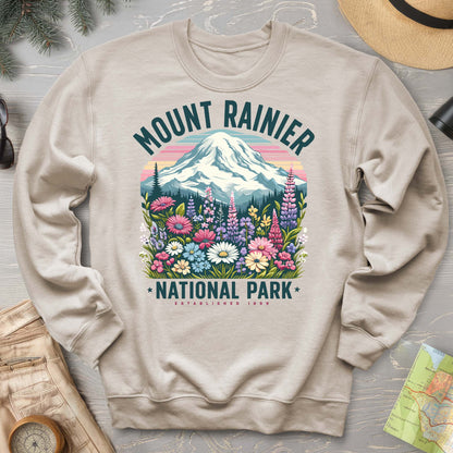 Mount Rainier National Park "Wildflowers" Sweatshirt