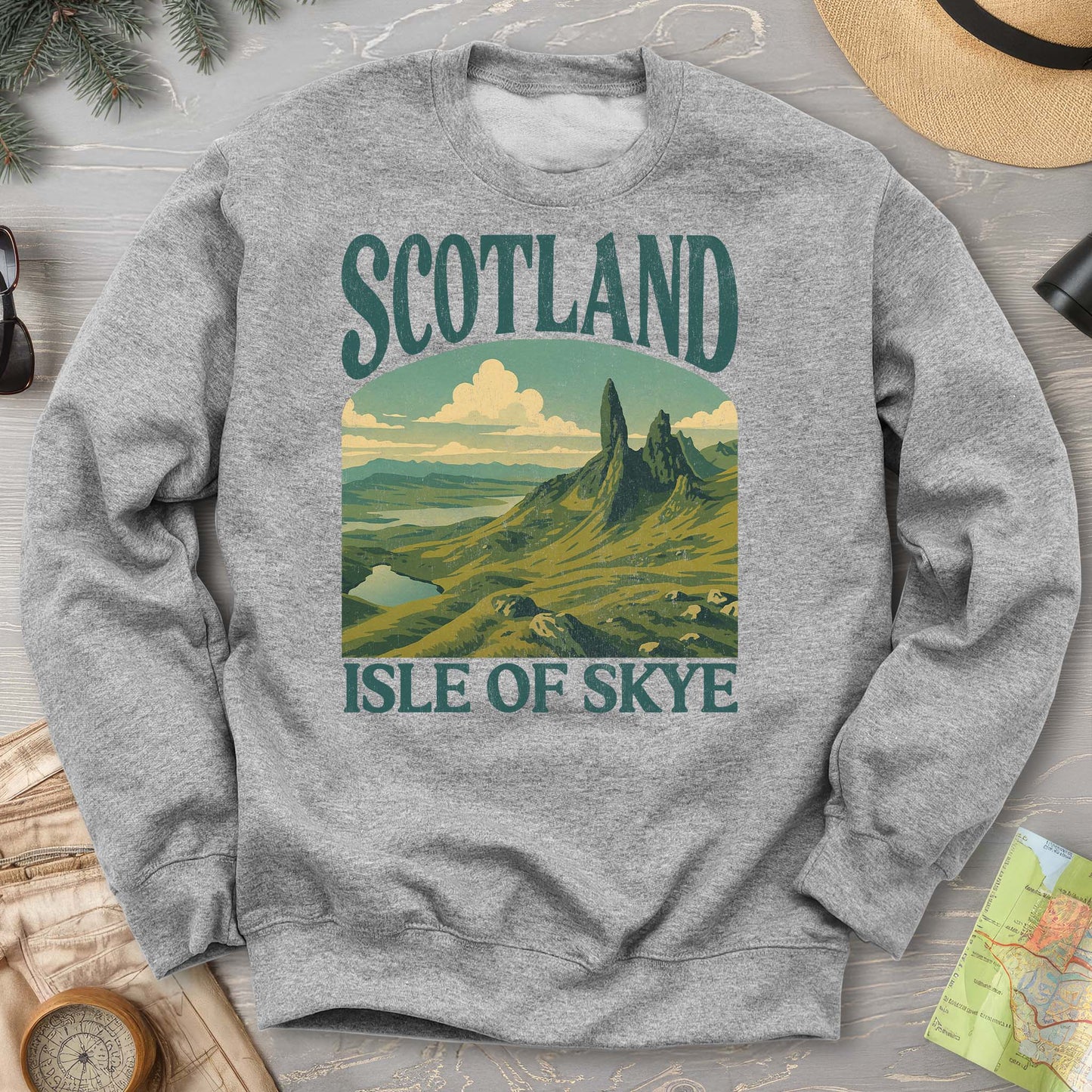 Scotland Isle of Skye "Big & Bold" Sweatshirt