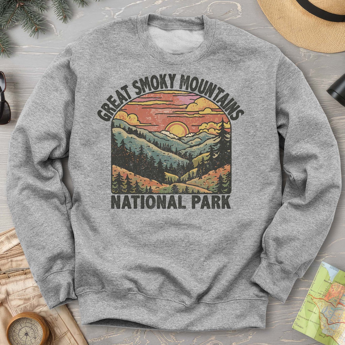 Great Smoky Mountains National Park Sunset Sweatshirt