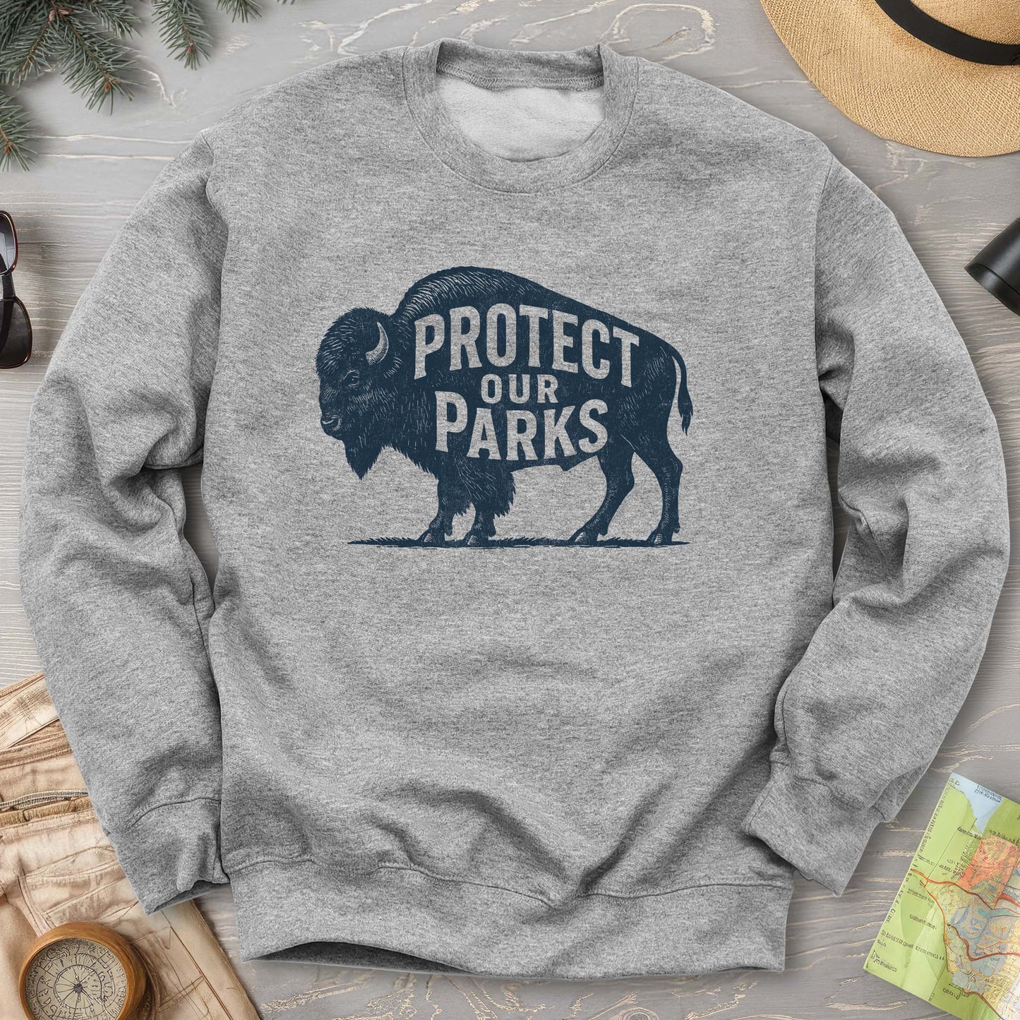 Protect Our Parks "Vintage Buffalo" Sweatshirt