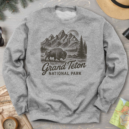 Grand Teton "Vintage Sketch" Sweatshirt